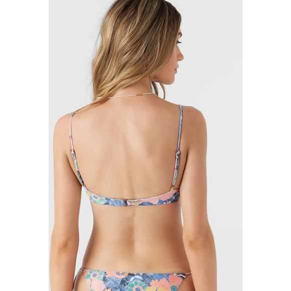 O'Neill JADIA FLORAL PISMO BRALETTE TOP Multicolor L Large NWOT - Picture 4 of 6